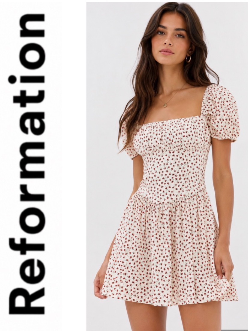 Reformation Marielle Dress - Size 0